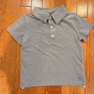 Janie and Jack The Classic Pique Polo, Size 3T, Light Blue/Grey
